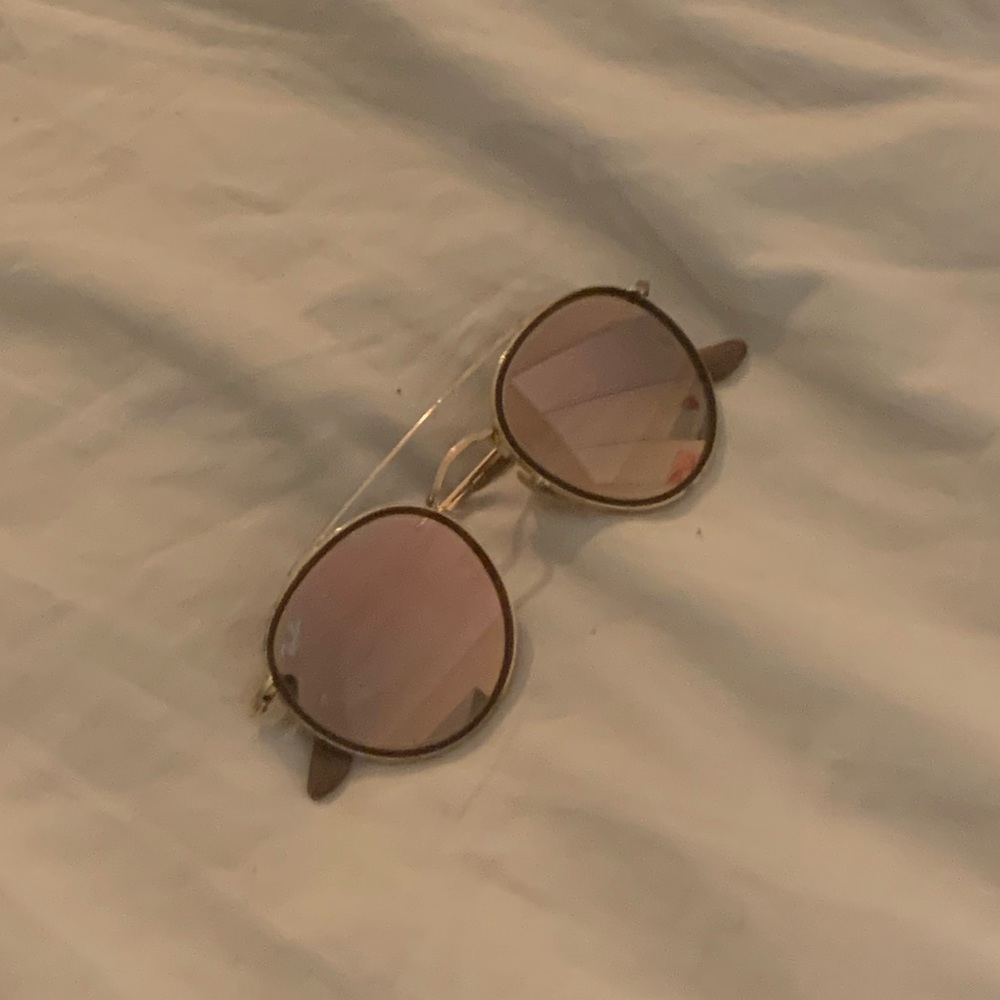 Ray Ban Pink Reflective Aviators